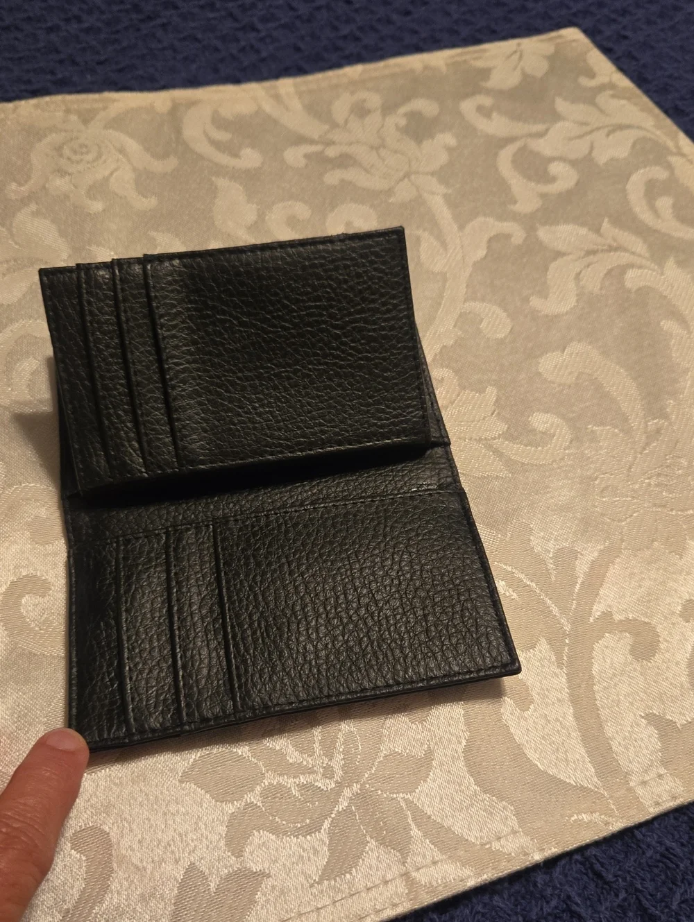 Leather Wallet Black 5